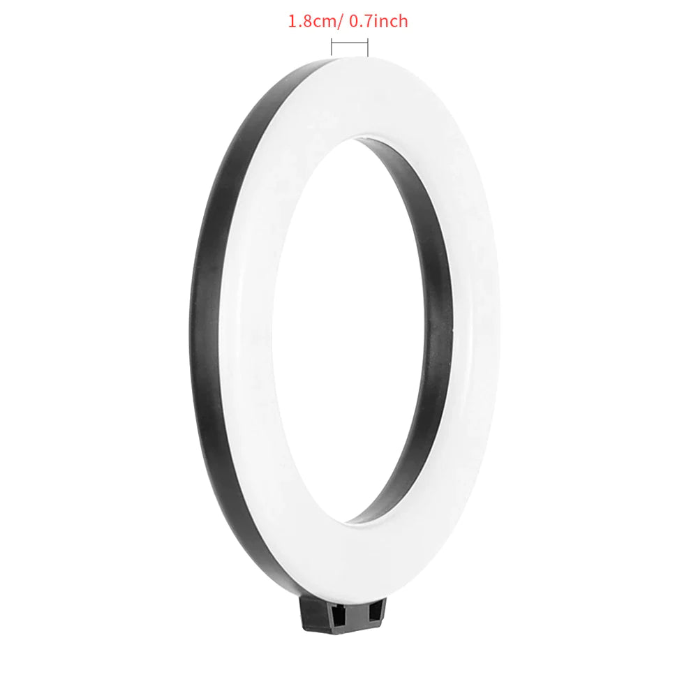 6 inch Ring Light With Tripod Stand, USB Charge, Dimmable