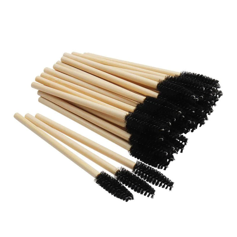 Eco Friendly Bamboo Mascara Wands/Spoolies