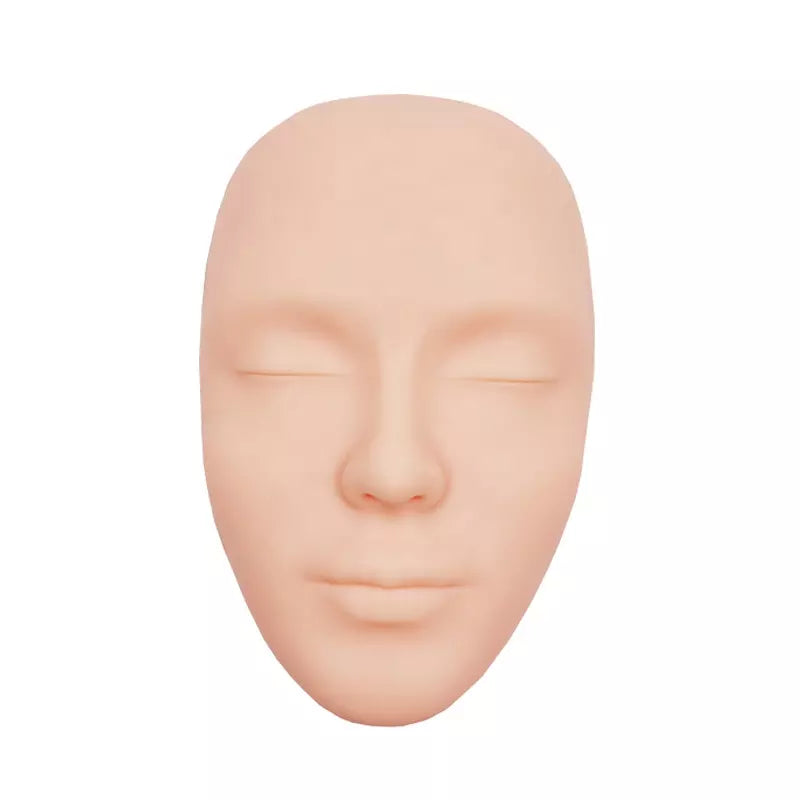Full Face Silicone Practice Skin in 3 Skin Tones for Comprehensive Tattoo Practice