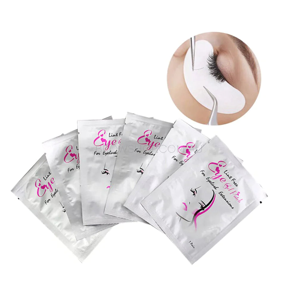 Slim Gel Lash Pads, 25 Pairs for Eyelash Extension