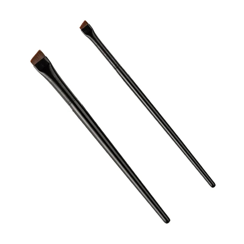 Pack of 3 Thin Eyebrow Eyeliner Brush Super Fine Angled Brow Contour Brush
