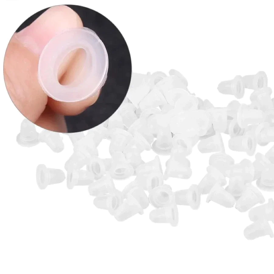 Silicone Pigment Cups, Pack of 60 Pieces for Tattooing Process